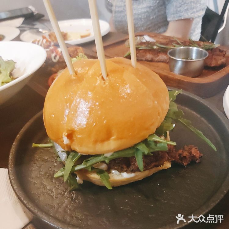 澳洲蓝带的烟熏西餐厅