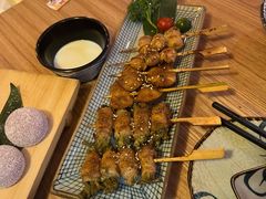 京都豚肉串烧拼盘-西月山居匠心创意料理(江汉路新佳丽广场店)