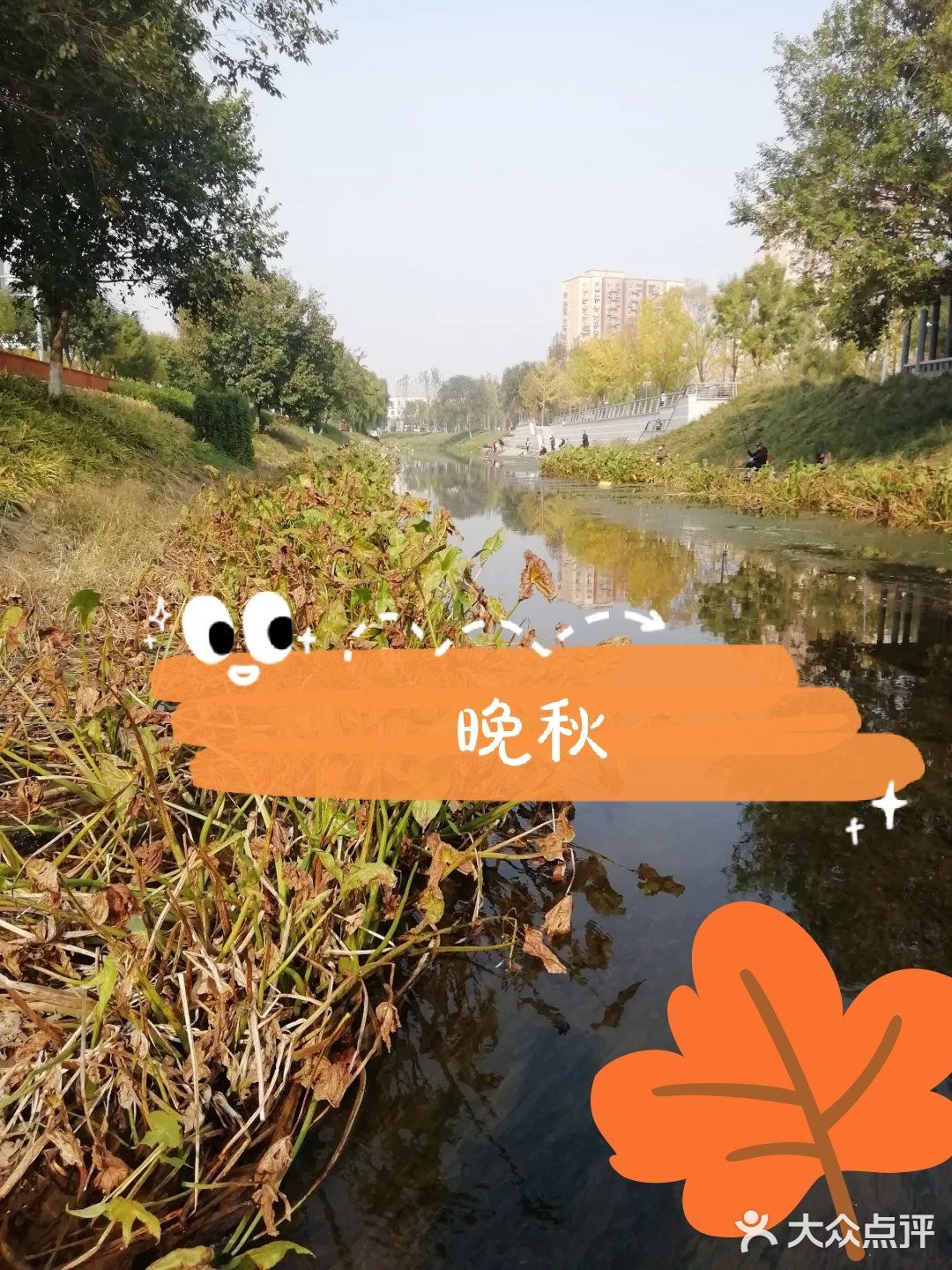 河的东岸新建了一个很大的公园，虽然没有命名
