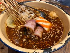 串串香-老城区炭火牛蛙锅(国展中心店)