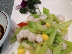 白果西芹炒虾仁-翠山·映月湖景餐厅(映月湖公园店)