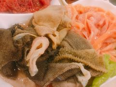 涮毛肚-朱氏胖子烂火锅(洪崖洞店)
