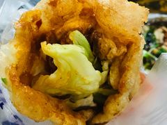 -小红车炸蛋葱油饼