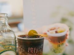 梅子气泡冰酿饮-浅行深作咖啡坊