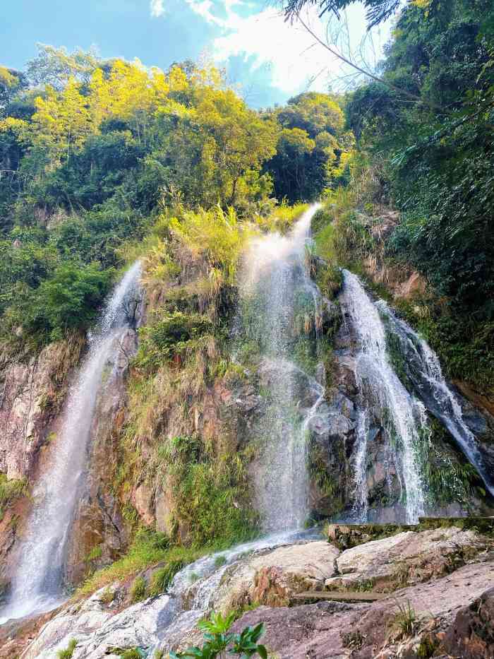 乐昌白水寨生态园-"国庆回家,和家人们出来附近的乡村游玩,这.