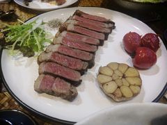 澳洲安格斯谷饲140西冷牛排-花十悦·鲜花咖啡餐厅(振业城一期店)