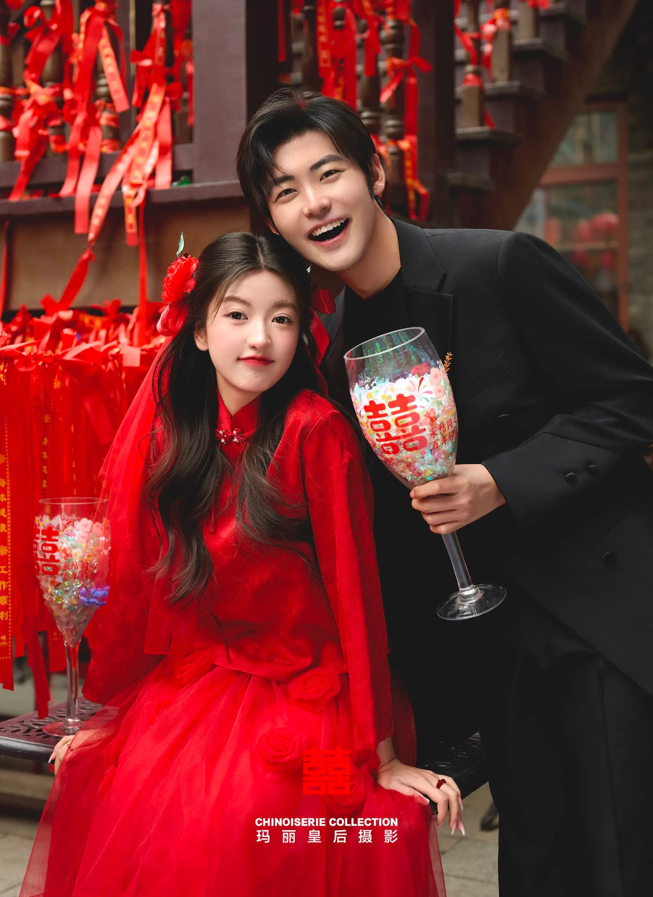 百年好合,甜蜜开始