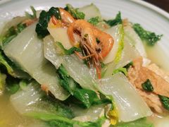 腐皮青菜-老头儿油爆虾(星光一期店)