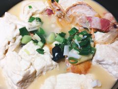 自制黑豆腐砂锅-姜君·千岛湖鱼头馆(浦东大道店)