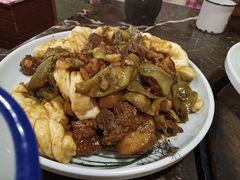 压锅茄子焖土豆-粗粮人家·东北菜(洋桥店)