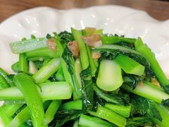 油渣炒青菜-宋庄魁元艺术餐厅