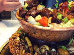 牛肉牛蛙锅-老佛爷·铜炉炭火蛙锅(海州吾悦店)