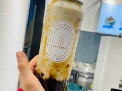 黑糖奶霜鲜牛乳-ARTEASG啊T·新加坡奶茶(环球银泰城店)
