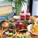 粉粉嫩嫩的海边泰菜餐厅，少女心满满的仙境