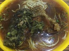 熏鱼面-瞻园面馆鸭血粉丝汤(老门东店)