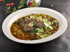 牛肉粉丝烧青菜-临江仙酒店