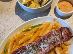 自制厚培根辣奶油意面-O'eat Blossom&Pelican(深圳首店)
