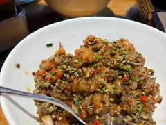 坛香豆角炒牛蹄筋-耕渔小院·湖南鱼鲜(望城店)