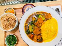 炸鸡块咖喱蛋包饭-池奈·咖喱蛋包饭(熙地港店)