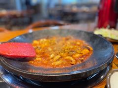 八爪鱼微辣-红辣椒八爪鱼特色韩国料理