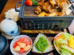 陶板牛肉粒定食-九井澤精致料理(金茂店)