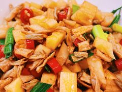 卜豆角炒藕丁-老梅园大虾城(八一桥店)