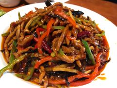 鱼香肉丝-辣子鸡背(九龙山店)