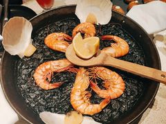 墨鱼汁海鲜饭-Carmen卡门西班牙餐厅