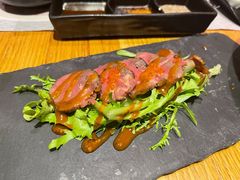 62°C低温牛肉配鹅肝酱-赤坂亭·M9和牛烧肉·铁板烧·日料398放题(长泰广场店)