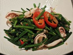 韭菜花炒鲜鱿-海门鱼仔·潮汕味(KKMall店)