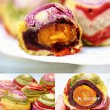 ㊙️详细彩色蛋黄酥攻略❗️层层分明🔥一碰掉渣❗️💯💯