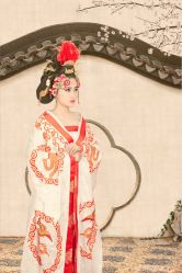-后宫·古装汉服京剧儿童亲子全家福摄影