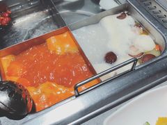 番茄锅底-海底捞火锅(八佰伴店)