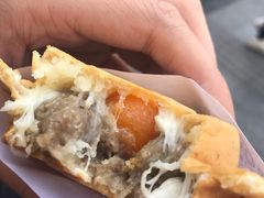 鲜肉蛋黄芝士-台湾味正点车轮饼可丽饼(南禅寺店)