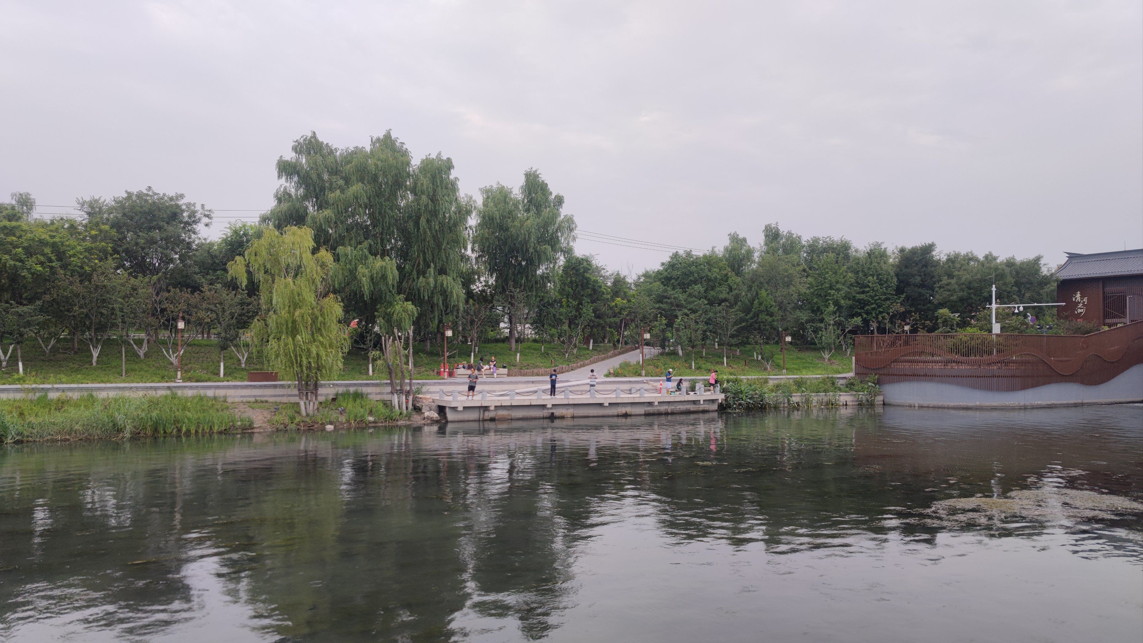 清河滨水绿道是附近居民都应该常去的,美不胜收