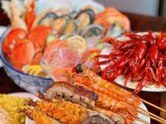 -广州万富希尔顿酒店-感趣自助餐厅·生蚝海鲜刺身