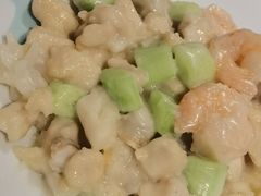 津门奶香全爆-百饺园酒楼(平山道店)