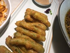 咸蛋黄四季豆-初蓉丨遇见新川菜(亲贤街荣耀店)