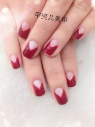 opi酒红色-甲壳儿美甲美睫