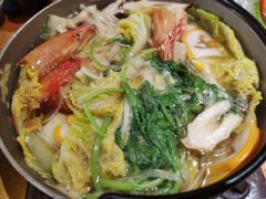 牡丹虾头煮汤-吟松日式料理(莘庄店)