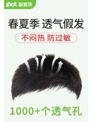 点击看大图 -极客侠男士假发定制补发