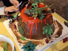 -咖咖熊蛋糕定制·英国蓝风车动物性淡奶油