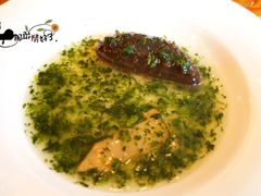 荠菜松茸烩辽参-盛华瑄中餐厅