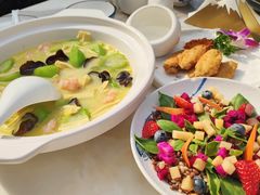 虾滑烩鲜腐竹-唐猫庭院·千年陕菜(大唐不夜城店)