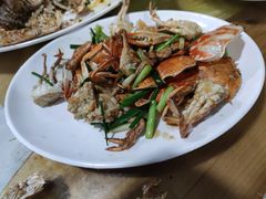 姜葱炒花蟹-七鲜渔港美食餐厅(巽寮湾海景店)