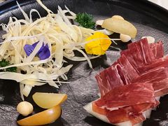 三年金钱火腿配大理手撕乳扇-泓0871臻选云南菜·味庄