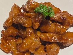 雪花糖醋里脊-绿茶餐厅(布吉万象汇店)