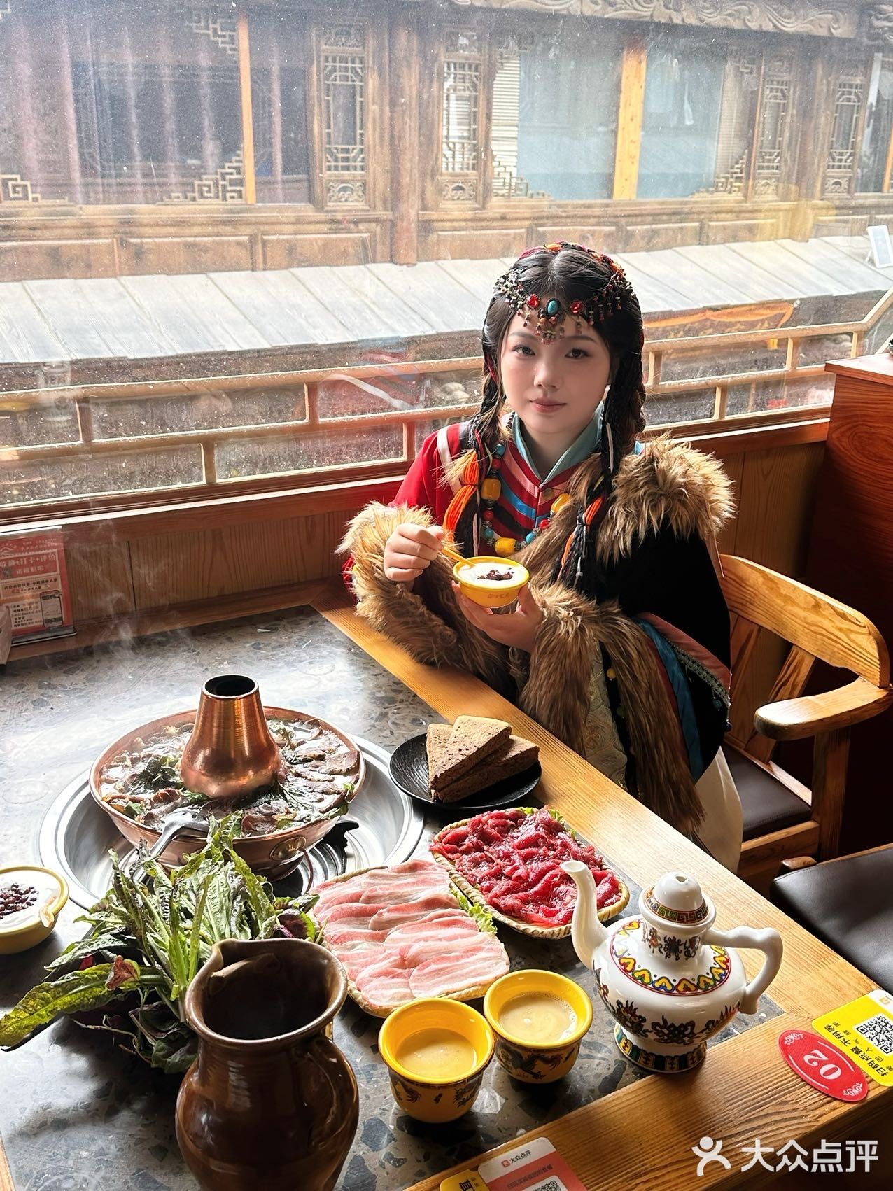 在香格里拉～吃到了最正宗的牦牛肉火锅