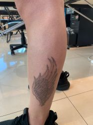 腿部-飛凡TATTOO纹身•原创