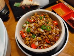 传统黑三剁配薄饼-雀舞云南菜(天津天河城购物中心店)